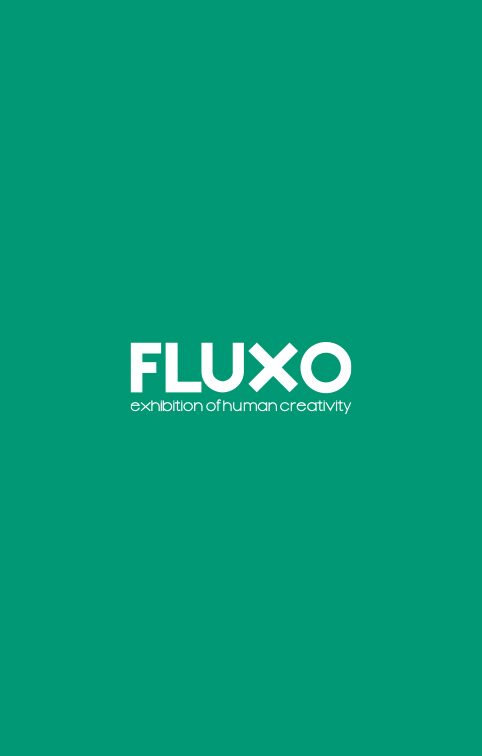 logo design brand identity fluxo exhibition eds communication