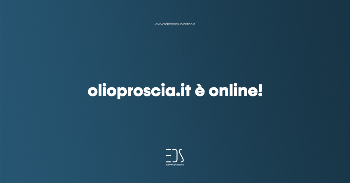 web design e-commerce olio proscia eds communication